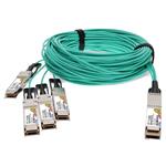 Picture of Mellanox® Compatible 400GBase-AOC QSFP-DD to 4xQSFP56 PAM-4 Active Optical Cable (850nm, MMF, 3m) CMIS 3.0