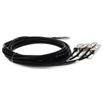Picture of MSA and TAA Compliant 400GBase-CU QSFP-DD 400G to 4xQSFP56 100G PAM-4 Direct Attach Cable (Passive Twinax, 1m)