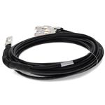 Picture of MSA and TAA Compliant 400GBase-CU QSFP-DD 400G to 4xQSFP56 100G PAM-4 Direct Attach Cable (Passive Twinax, 3m)