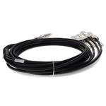 Picture of MSA and TAA Compliant 400GBase-CU QSFP-DD 400G to 4xQSFP56 100G PAM-4 Direct Attach Cable (Passive Twinax, 3m)