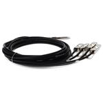 Picture of MSA and TAA Compliant 400GBase-CU QSFP-DD 400G to 4xQSFP56 100G PAM-4 Direct Attach Cable (Passive Twinax, 3m)