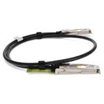 Picture of MSA and TAA Compliant 200GBase-CU QSFP56 to QSFP56 Direct Attach Cable (Passive Twinax, 0.5m)
