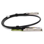 Picture of MSA and TAA Compliant 200GBase-CU QSFP56 to QSFP56 Direct Attach Cable (Passive Twinax, 1m)