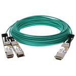 Picture of MSA and TAA Compliant 200G-AOC QSFP56 to 2xQSFP56 Active Optical Cable (850nm, MMF, 15m, LSZH)