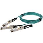 Picture of MSA and TAA 200G-AOC QSFP56 to 2xQSFP56 Infiniband HDR Active Optical Cable (850nm, MMF, 2m, LSZH)