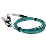 Picture of MSA and TAA 200G-AOC QSFP56 to 2xQSFP56 Infiniband HDR Active Optical Cable (850nm, MMF, 2m, LSZH)