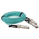Picture of MSA and TAA 200GBase-AOC QSFP56 to 2xQSFP56 DSP Active Optical Cable (850nm, MMF, 31m)