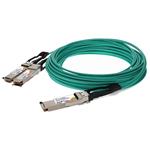 Picture of MSA and TAA Compliant 200G-AOC QSFP56 to 2xQSFP56 Infiniband HDR Active Optical Cable (850nm, MMF, 3m, LSZH)