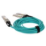 Picture of MSA and TAA Compliant 200GBase-AOC QSFP28-DD to 2xQSFP28 NRZ Active Optical Cable (850nm, MMF, 1m)
