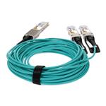 Picture of MSA and TAA Compliant 200GBase-AOC QSFP28-DD to 2xQSFP28 NRZ Active Optical Cable (850nm, MMF, 1m)