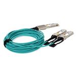Picture of MSA and TAA Compliant 200GBase-AOC QSFP28-DD to 2xQSFP28 NRZ Active Optical Cable (850nm, MMF, 1m)