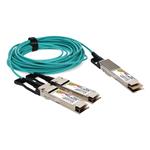 Picture of MSA and TAA Compliant 200GBase-AOC QSFP28-DD to 2xQSFP28 NRZ Active Optical Cable (850nm, MMF, 1m)