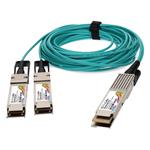 Picture of MSA and TAA Compliant 200GBase-AOC QSFP28-DD to 2xQSFP28 NRZ Active Optical Cable (850nm, MMF, 1m)