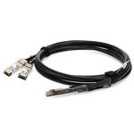 Picture of MSA and TAA Compliant 200GBase-CU QSFPDD to 2x 100Gb QSFP28 Direct Attach Cable (Passive Twinax, 1m)