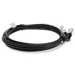 Picture of MSA and TAA Compliant 200GBase-CU QSFPDD to 2x 100Gb QSFP28 Direct Attach Cable (Passive Twinax, 1m)