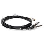 Picture of MSA and TAA Compliant 200GBase-CU QSFPDD to 2x 100Gb QSFP28 Direct Attach Cable (Passive Twinax, 1m)