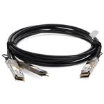 Picture of MSA and TAA Compliant 200GBase-CU QSFPDD to 2x 100Gb QSFP28 Direct Attach Cable (Passive Twinax, 1m)