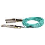 Picture of Arista Networks® Compatible TAA 400GBase-AOC QSFP-DD to 2xQSFP56 Active Optical Cable (850nm, MMF, 1m)