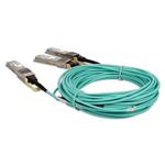 Picture of Arista Networks® Compatible TAA 400GBase-AOC QSFP-DD to 2xQSFP56 Active Optical Cable (850nm, MMF, 1m)