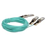 Picture of Arista Networks® Compatible TAA 400GBase-AOC QSFP-DD to 2xQSFP56 Active Optical Cable (850nm, MMF, 1m)