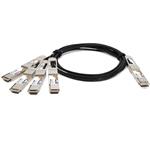 Picture of Cisco® QDD-4QSFP28-400-CU2-5M Compatible TAA Compliant 200GBase-CU QSFP-DD 200G to 4xQSFP28 50G NRZ Direct Attach Cable (Passive Twinax, 2.5m)