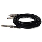 Picture of Cisco® QDD-4QSFP56-400-CU2M Compatible TAA Compliant 400GBase-CU QSFP-DD 400G to 4xQSFP56 100G PAM-4 Direct Attach Cable (Passive Twinax, 2m)