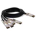 Picture of Cisco® QDD-4ZQ100-CU2-5M Compatible TAA Compliant 400GBase-CU QSFP-DD 400G to 4xQSFP56 100G PAM-4 Direct Attach Cable (Passive Twinax, 2.5m)