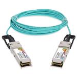 Picture of Cisco® QSFP-100G-AOC3M Compatible TAA Compliant 100GBase-AOC QSFP28 OFNP (Plenum-rated) Active Optical Cable (850nm, MMF, 3m)