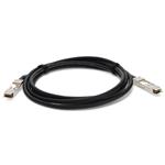 Picture of Alcatel-Lucent Nokia® QSFP-100G-C2M Compatible TAA Compliant 100GBase-CU QSFP28 Direct Attach Cable (Passive Twinax, 2m)