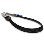 Picture of 100GBase-CU QSFP28 to QSFP28 Male to Female Direct Attach Extension Cable (Passive Twinax, 36cm, 30AWG)