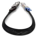 Picture of 100GBase-CU QSFP28 to QSFP28 Male to Female Direct Attach Extension Cable (Passive Twinax, 36cm, 30AWG)