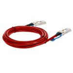 Picture of MSA and TAA 100GBase-CU QSFP28 to QSFP28 Direct Attach Cable (Passive Twinax, 1m, Red)