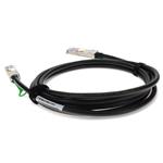 Picture of MSA and TAA Compliant 100GBase-CU QSFP28 to QSFP28 Direct Attach Cable (Passive Twinax, 2.5m, 26AWG, -40 to 85C)