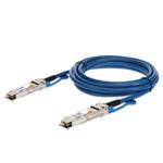 Picture of MSA and TAA Compliant 100GBase-CU QSFP28 to QSFP28 Blue Direct Attach Cable (Passive Twinax, 2m)