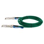 Picture of MSA and TAA 100GBase-CU QSFP28 to QSFP28 Direct Attach Cable (Passive Twinax, 2m, Green)