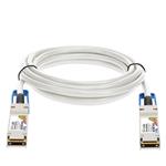 Picture of MSA and TAA Compliant 100GBase-CU QSFP28 to QSFP28 White Direct Attach Cable (Passive Twinax, 2m)