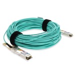 Picture of Extreme Networks® Compatible TAA 100GBase-AOC QSFP28 Active Optical Cable (850nm, MMF, 25m)