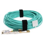 Picture of MSA and TAA Compliant 100GBase-AOC QSFP28 Active Optical Cable (850nm, MMF, 27m)