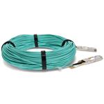 Picture of Fortinet® Compatible TAA 100GBase-AOC QSFP28 Active Optical Cable (850nm, MMF, 50m)