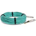 Picture of MSA and TAA 100GBase-AOC QSFP28 Active Optical Cable (850nm, MMF, 53m)