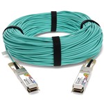 Picture of MSA and TAA 100GBase-AOC QSFP28 Active Optical Cable (850nm, MMF, 58m)