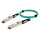 Picture of MSA and TAA Compliant 200GBase-AOC QSFP56 to QSFP56 Active Optical Cable (850nm, MMF, 1m)