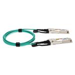 Picture of MSA and TAA Compliant 200GBase-AOC QSFP56 to QSFP56 Active Optical Cable (850nm, MMF, 1m)