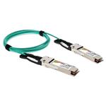 Picture of MSA and TAA Compliant 200GBase-AOC QSFP56 to QSFP56 Active Optical Cable (850nm, MMF, 5m)