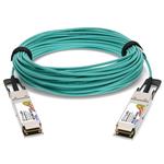 Picture of Extreme Networks® Compatible TAA 40GBase-AOC QSFP+ to QSFP+ Direct Attach Cable (850nm, MMF, 25m)