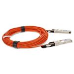 Picture of MSA and TAA Compliant 40GBase-AOC QSFP+ to QSFP+ Orange Active Optical Cable (850nm, MMF, 25m)