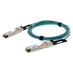 Picture of MSA and TAA Compliant 40GBase-AOC QSFP+ Active Optical Cable (850nm, MMF, 3m, Plenum)