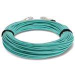 Picture of Fortinet® Compatible TAA 40GBase-AOC QSFP+ to QSFP+ Active Optical Cable (850nm, MMF, 80m)