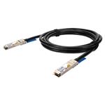 Picture of Cisco® Compatible TAA 40GBase-CU QSFP+ to QSFP+ Direct Attach Cable (Passive Twinax, 0.5m, Infiniband FDR10, 30AWG, LSZH)