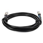 Picture of Juniper Networks® Compatible TAA 40GBase-CU QSFP+ to QSFP+ Direct Attach Cable (Passive Twinax, 0.5m, Infiniband FDR10, 30AWG, LSZH)